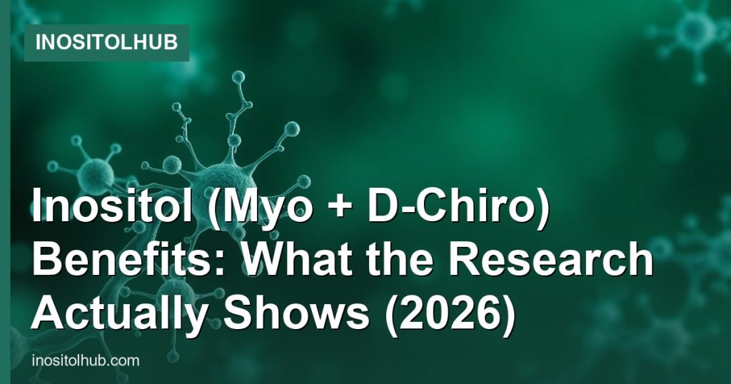 Inositol (Myo + D-Chiro) Benefits: What the Research Actually Shows (2026) - InositolHub
