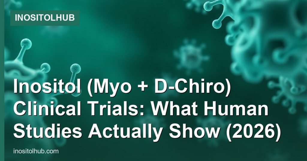 Inositol (Myo + D-Chiro) Clinical Trials: What Human Studies Actually Show (2026) - InositolHub