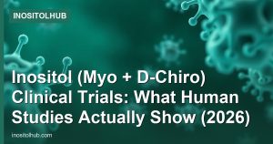 Inositol (Myo + D-Chiro) Clinical Trials: What Human Studies Actually Show (2026)
